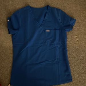 Royal Blue Scrub Top